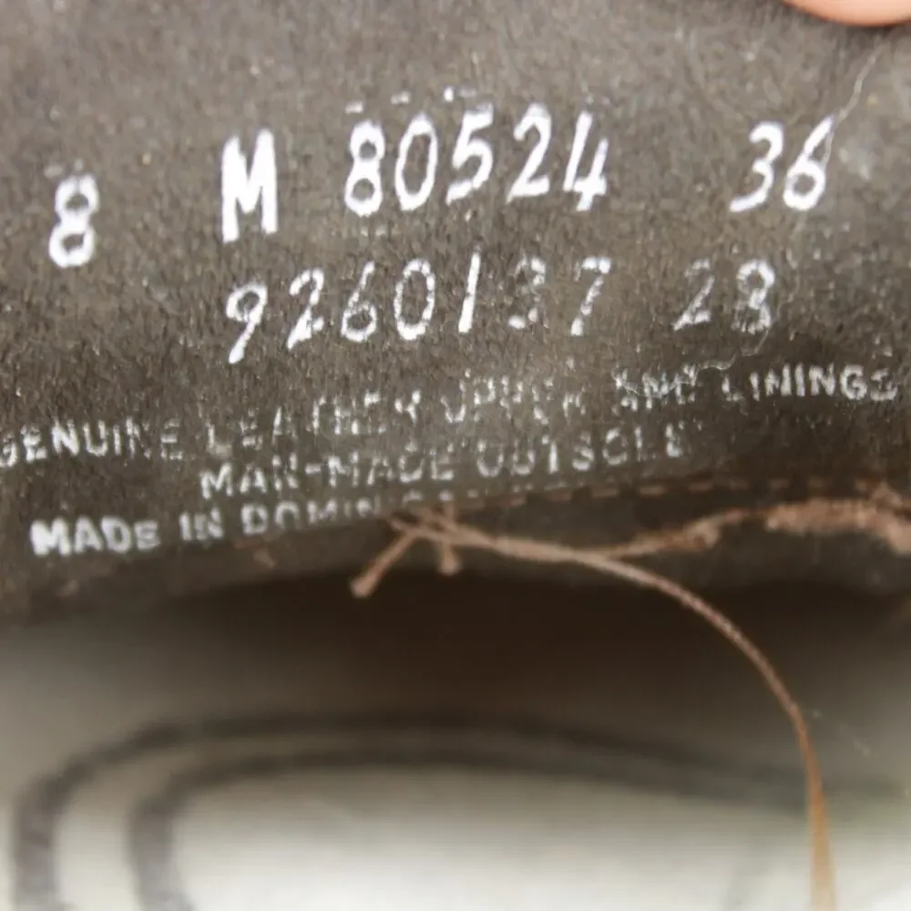 Timberland Tan Leather Boat Shoes Mens 8 Moc Toe Deck Casual - Picture 9 of 9